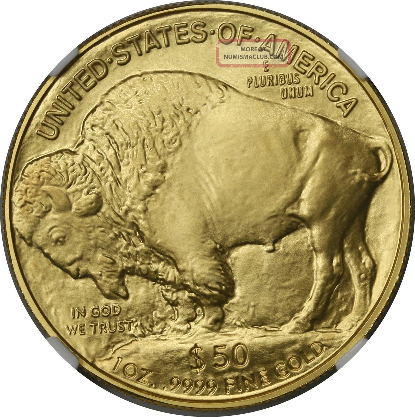 2007 American Buffalo Gold $50 One - Ounce Ms 70 Ngc. 9999 ...