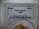 1986 American Gold Eagle Ms69 $g25 Pcgs Gold photo 1