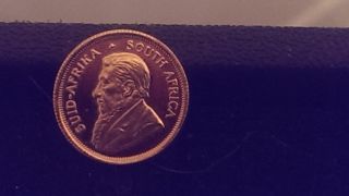 1/10 Oz Gold South African Krugerrand Coin 1984 photo