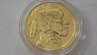 Coinhunters - 2013 American Buffalo 1 Oz $50 Gold Coin,  Reverse Proof photo