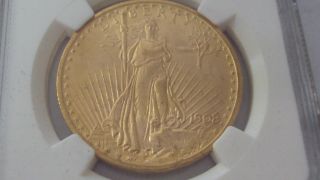 Coinhunters - 1908 Saint - Gaudens Double Eagle No Motto - $20 Gold Coin - Ngc Ms 63 photo