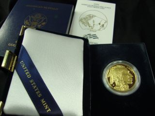 2006 W American Buffalo.  1oz Gold Proof.  $50 Coin.  W/coa & Box.  Ab619 photo