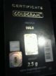 2.  5 Gram.  999 Fine Gold Bar Igr Certified Gold photo 1