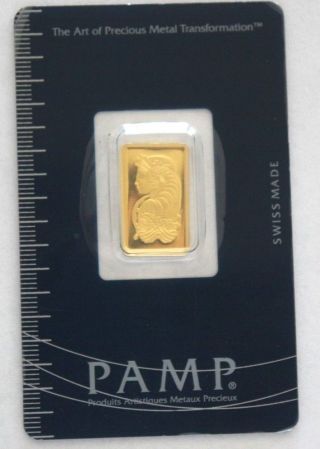Pamp Suisse 2.  5 Gram Gold Bar.  9999 Fine.  Still Ships photo