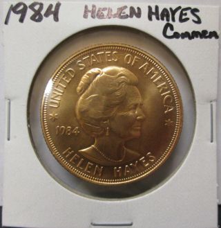 1984 Helen Hayes American Arts Commemorative 1 Oz Gold Key Coin To Series photo