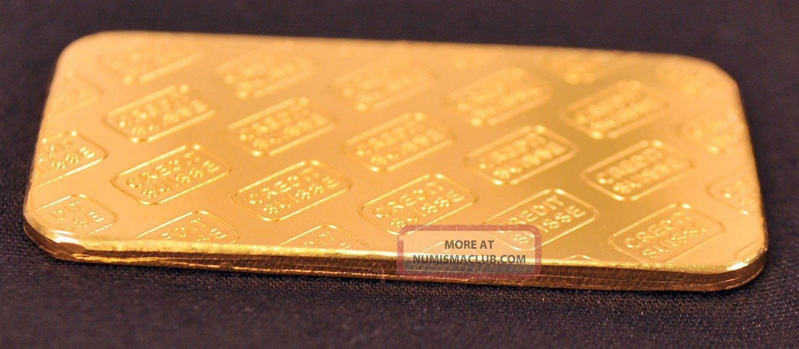 1 oz credit suisse gold bar .9999 fine in assay