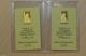 2x Credit Suisse 1 Gram.  9999 Gold Bar - With Assay Certificate Kg1 Gold photo 1