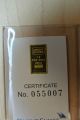 2x Credit Suisse 1 Gram.  9999 Gold Bar - With Assay Certificate Kg4 Gold photo 2