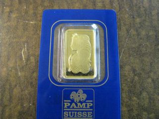10 Gram Pamp Suisse 999.  9 Gold Bar 509085 - Fantastic Investment - Buy It Now photo