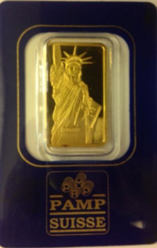 Pamp Suisse 10 Gram.  9999 Fine Gold Bar W/ Assay Certificate 540407 photo