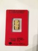 5 Gram Pamp Suisse Year Of The Dragon Gold Bar Gold photo 1