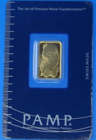Pamp Swiss Made Fine Gold Bar - 5 Grams photo
