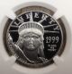 1999 W Eagle Platinum $100 Ngc Pf69 Ultra Cameo Coin Platinum photo 2
