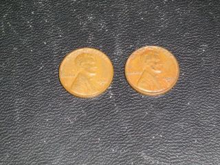 1931 - D & 1933 - D Lincoln Cents,  Abt.  Vf Nicer Than Average Circulated photo