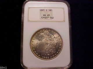 1885 - O Morgan Silver Dollar $1 Awesome Coin Ngc Ms65 Ms 65 M002 photo