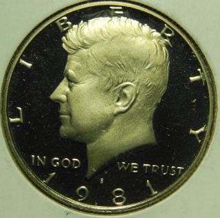 1981 - S Kennedy Half Dollar Proof Cameo photo