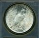 U.  S.  1923 Peace Silver Dollar Brilliant Uncirculated,  Certified Pcgs - Ms64 Dollars photo 1
