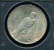 U.  S.  1922 Peace Silver Dollar Uncirculated,  Certified Pcgs - Ms62 Dollars photo 1