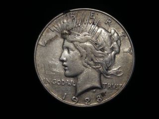 1928 - S Peace Dollar Xf photo