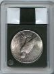 1935 Silver $1 Peace Dollar Bu Better Date It ' S In A World Slab Dollars photo 2