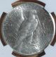 1928 Au58 Ngc Peace Silver Dollar,  About Unc 58,  Conserved By Ncs,  Bright White Dollars photo 3