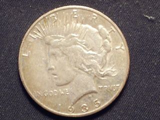 Peace Silver Dollar 1935 - S - photo