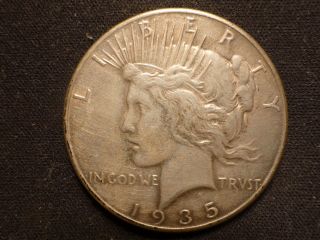 Peace Silver Dollar 1935 - P photo