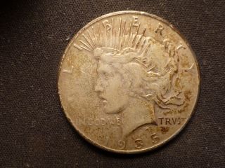 Peace Silver Dollar 1935 - S photo