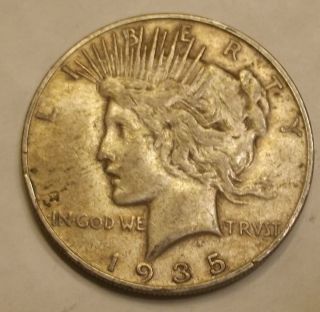1935 S Peace Silver Dollar photo