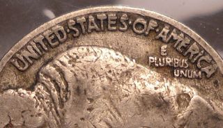 1935 - P Buffalo Nickel With Doubling photo
