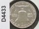 1961 - P Franklin Half Dollar 90% Silver Proof U.  S.  Coin D4433 Half Dollars photo 1