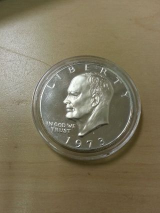1973 S Proof Eisenhower Dollar photo
