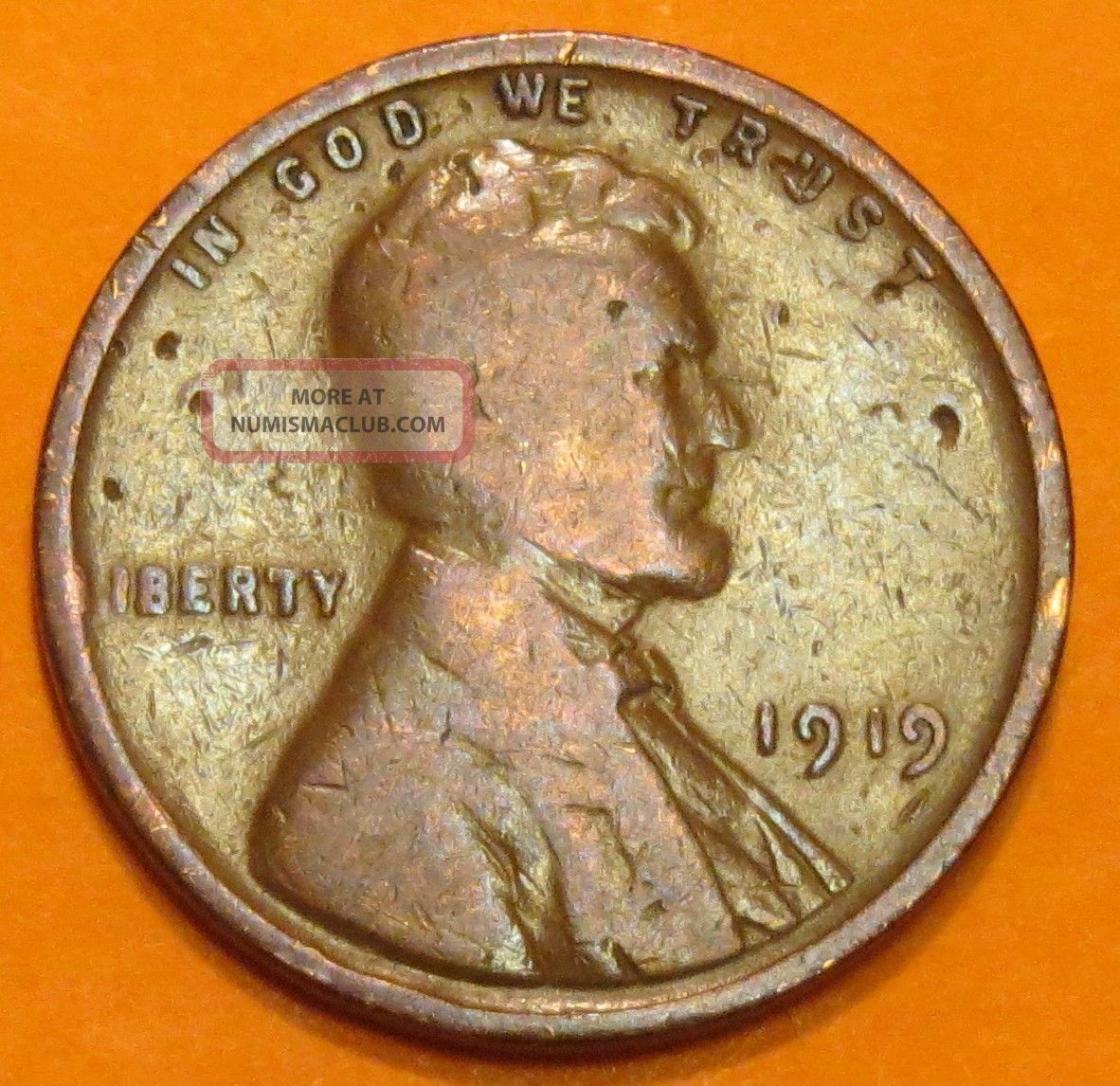 1919 P Copper Penny)) )
