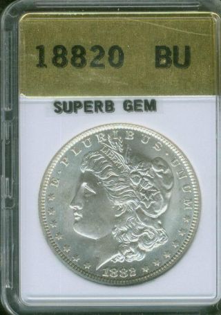 1882 - O Morgan Silver Dollar Uncirculated Gem Bu+++ Finest I Have Owned photo