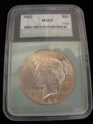 1922 Peace Silver Dollar Ms+ Coin photo
