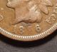 1896 Indian Head,  Old Coin,  Number (9) Faint? B238 Small Cents photo 2
