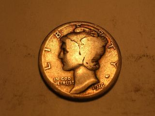 1916 S Mercury Dime (attractive) photo