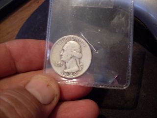 1949 - P Washington Quarter Vf +++ photo