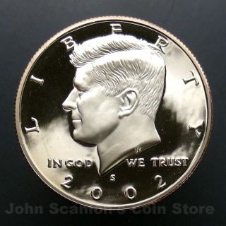 2002 - S Kennedy Half Dollar - Gem Proof Deep Cameo U.  S.  Coin photo
