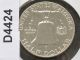 1958 - P Franklin Half Dollar 90% Silver Proof U.  S.  Coin D4424 Half Dollars photo 1