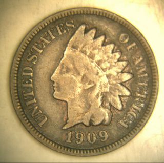 1909 Indian Head Cent (05 - 25 - 01) photo