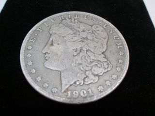 1901 Morgan Silver Dollar,  O Mark Circulated photo
