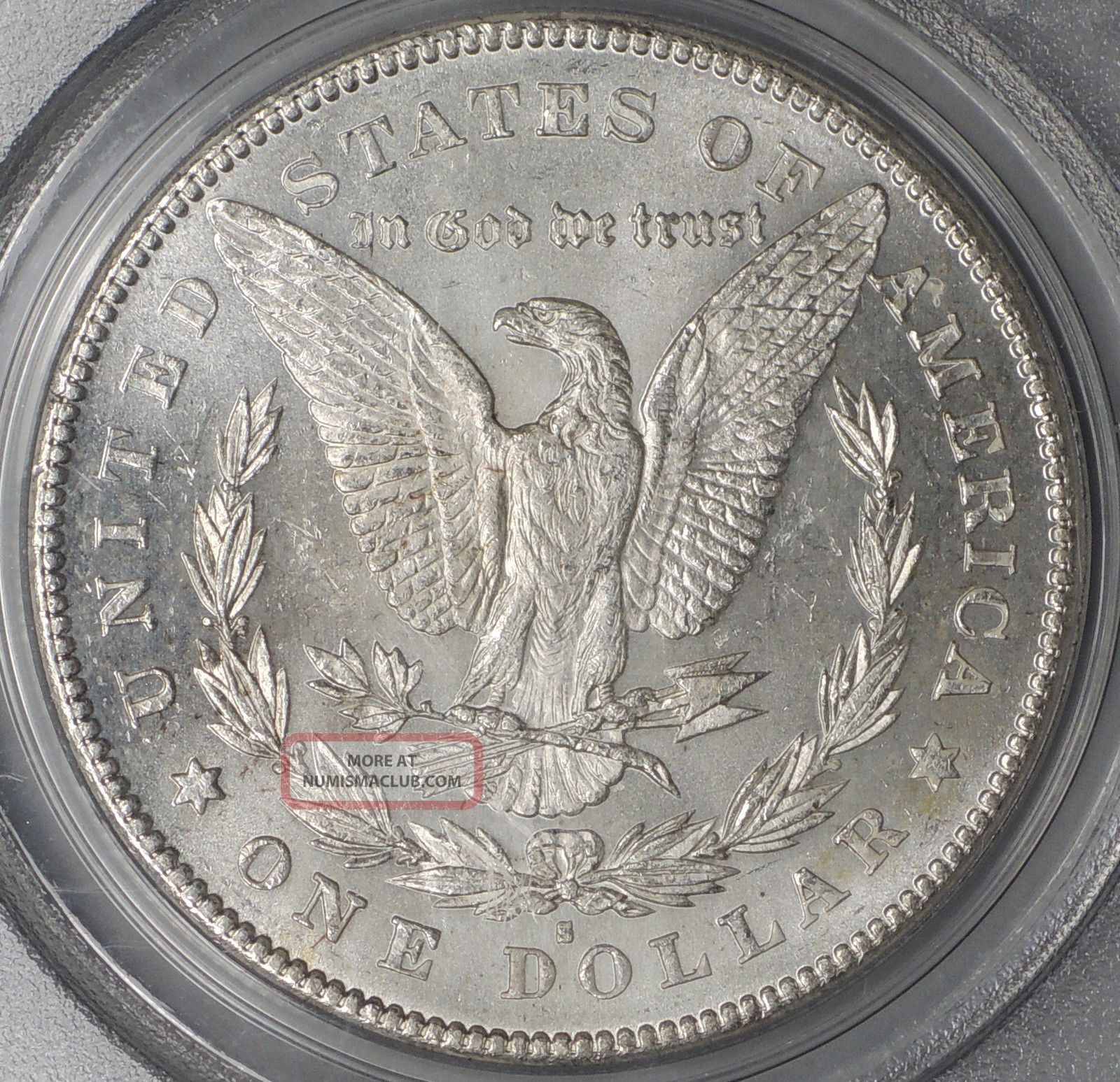 1878 - S Morgan Dollar Pcgs Ms64