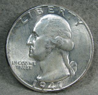 1941 Washington Quarter Uncirculated 7641 photo