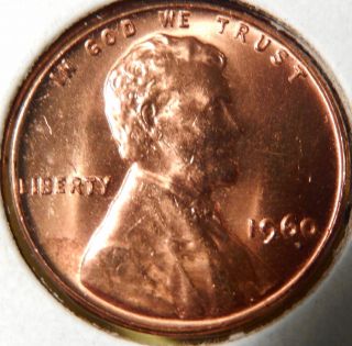 1960 Lincoln Memorial Cent Small Date Ch.  Bu photo