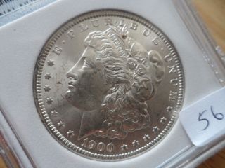1900 - P Morgan Silver Dollar Amazingly High Ms++ Stunning Details L@@k photo