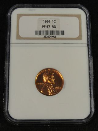 1964 Lincoln Memorial Proof Cent Rare Ngc Pf67 Rd 4 - 003 photo
