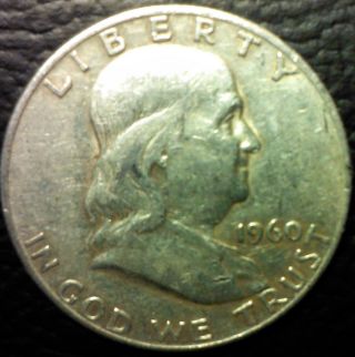 1960 D Franklin Half Dollar 90% Silver Good Investment photo