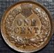 Rare 1903 Indian Head Cent Full Liberty + 4 Diamonds Rich Brown Lqqk Small Cents photo 1