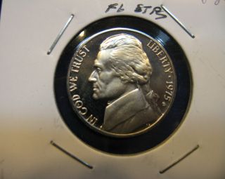 1975 - S Jefferson Nickel Gem Proof Full Steps Coin photo